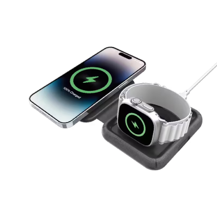 Momax UD30 Q.Mag Go 2-in-1 MagSafe 15W Wireless Charger