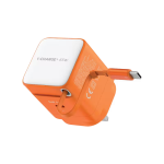 Momax 1-Charge+ 65W GaN Charger with Retractable Cable