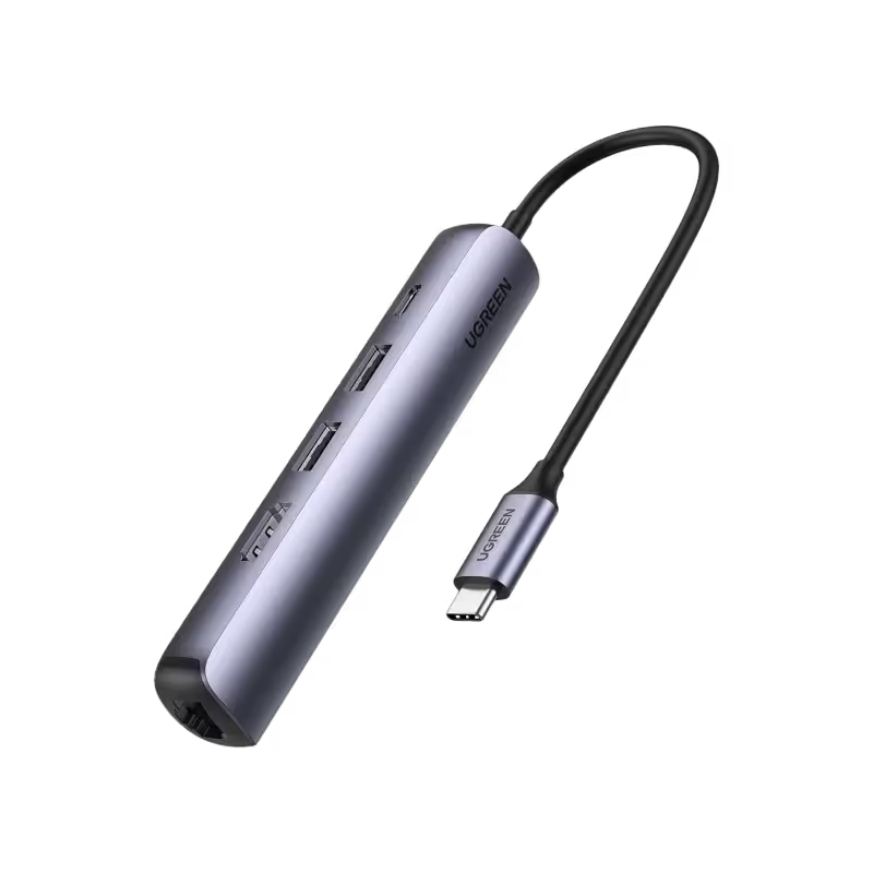 product-0-1061.png UGREEN CM418 Ultra Slim 5-in-1 USB Type-C Hub - Image 1