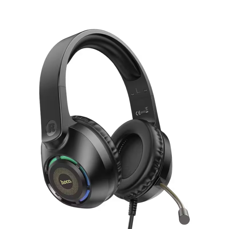 product-0-1095.png Hoco W108 Sue Wired Headphones - Image 1