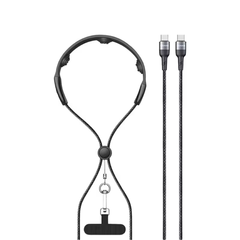 product-0-1140.png USAMS SJ759 U89 100W Fast Charging Cable with Massager - Image 1