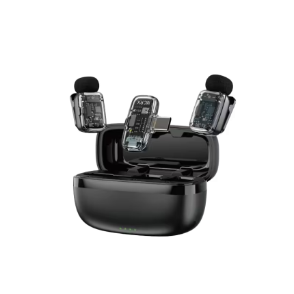 WiWU Wi-WM008 Dual Wireless Lavalier Microphone System