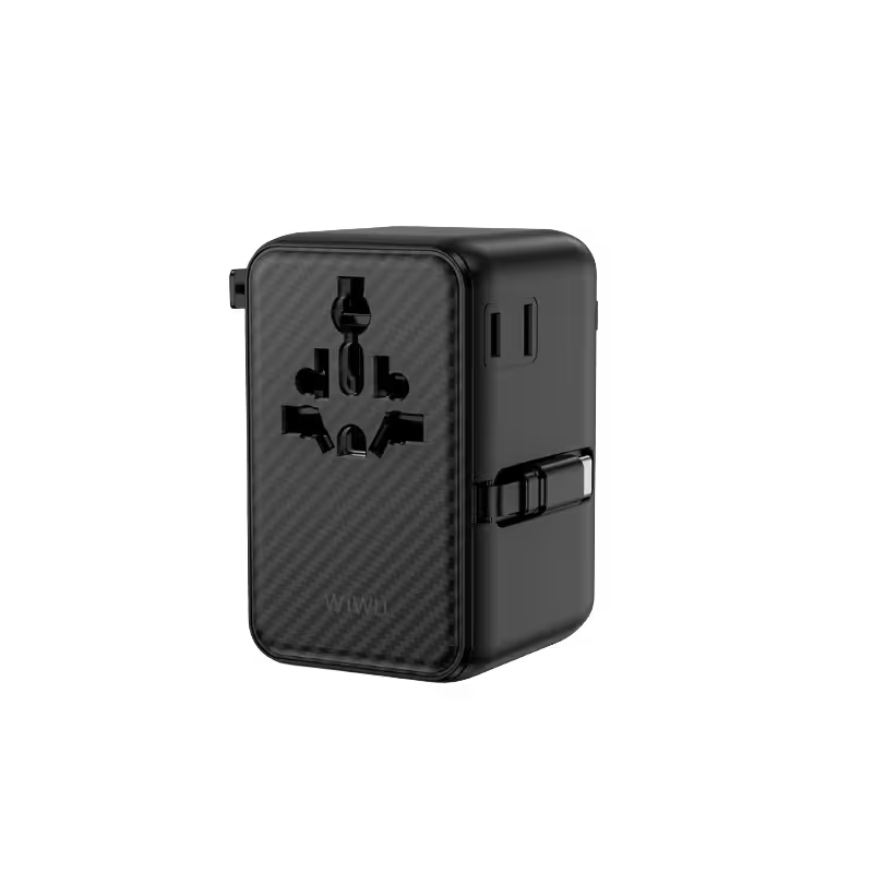 product-0-1247.png WiWU Wi-UA009 Aramid Fiber Warrior 70W GaN Universal Adapter - Image 1