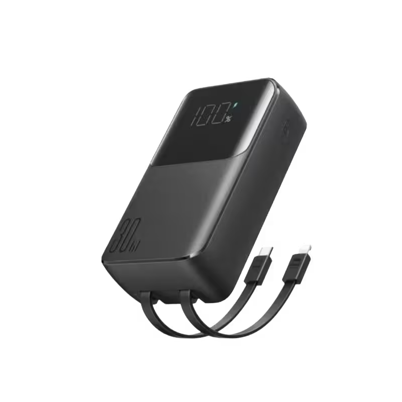 product-0-1272.png Joyroom JR-PBC06 10000mAh 30W Mini Power Bank With Dual Cables - Image 1