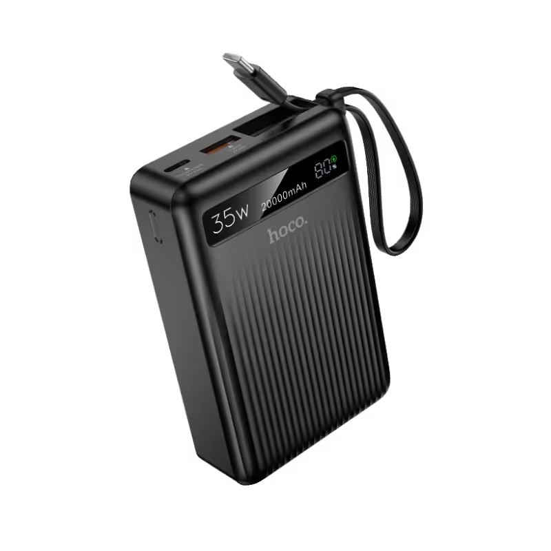 product-0-1274.png Hoco MMJ-04 20000mAh 35W PD Fast Charging Power Bank - Image 1