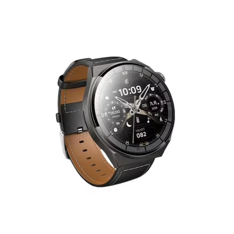 product-0-1352.png Hoco Y35 Geniune Leather Strap Comfortable Smart Watch - Image 1