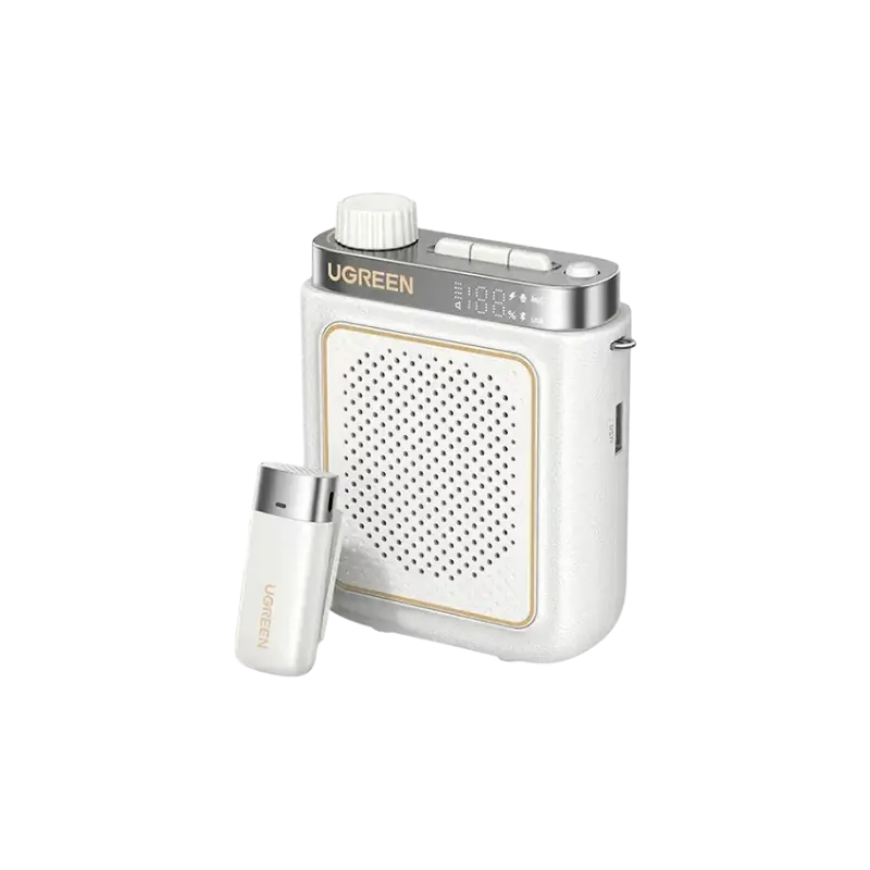 product-0-136.png UGREEN V6 Little Bee Portable Megaphone Wireless Lavalier Microphone Edition - Image 1