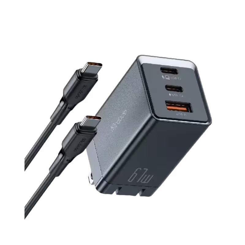 product-0-1426.png Mcdodo CH-153 67W GaN5 Fast Charger with Type-C Cable - Image 1