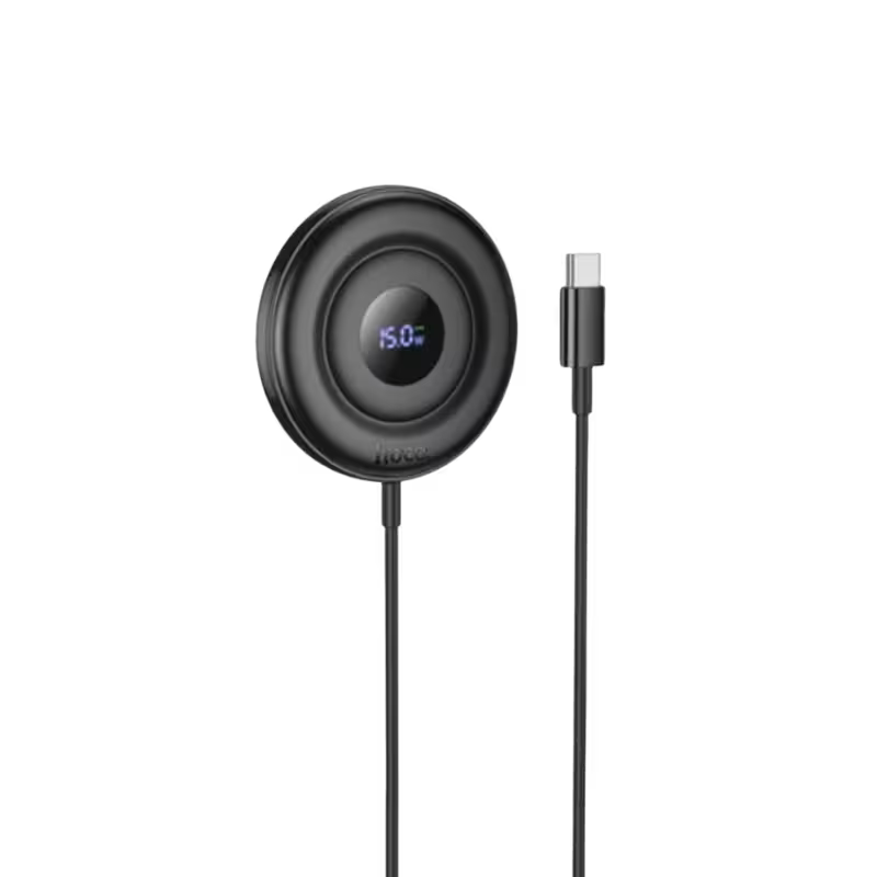 product-0-1436.png HOCO CW61 Qi 15W Magntic Wireless Charger - Image 1