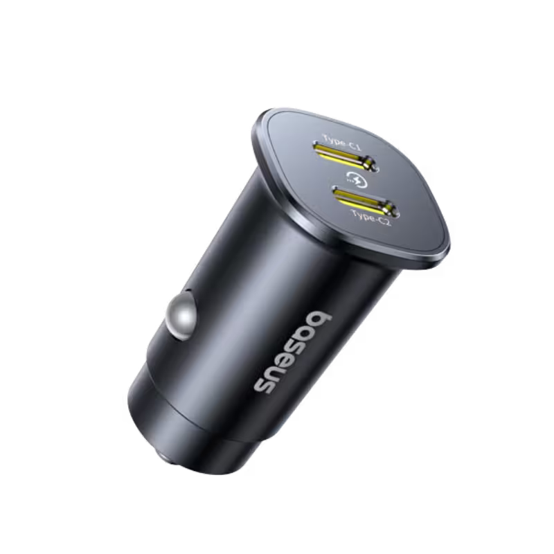 product-0-1455.png Baseus GoTrip Dual USB-C 30W PD Car Charger - Image 1
