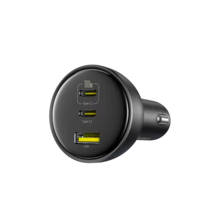 Baseus Multi-Port Fast Charge Car Charger C+C+U 152.5W Set