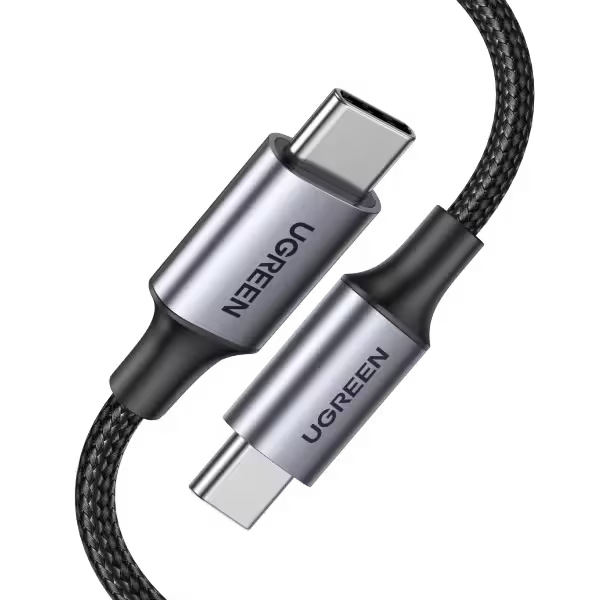 product-0-1468.png UGREEN 70427 Type C To C Male Data Cable 100W - Image 1