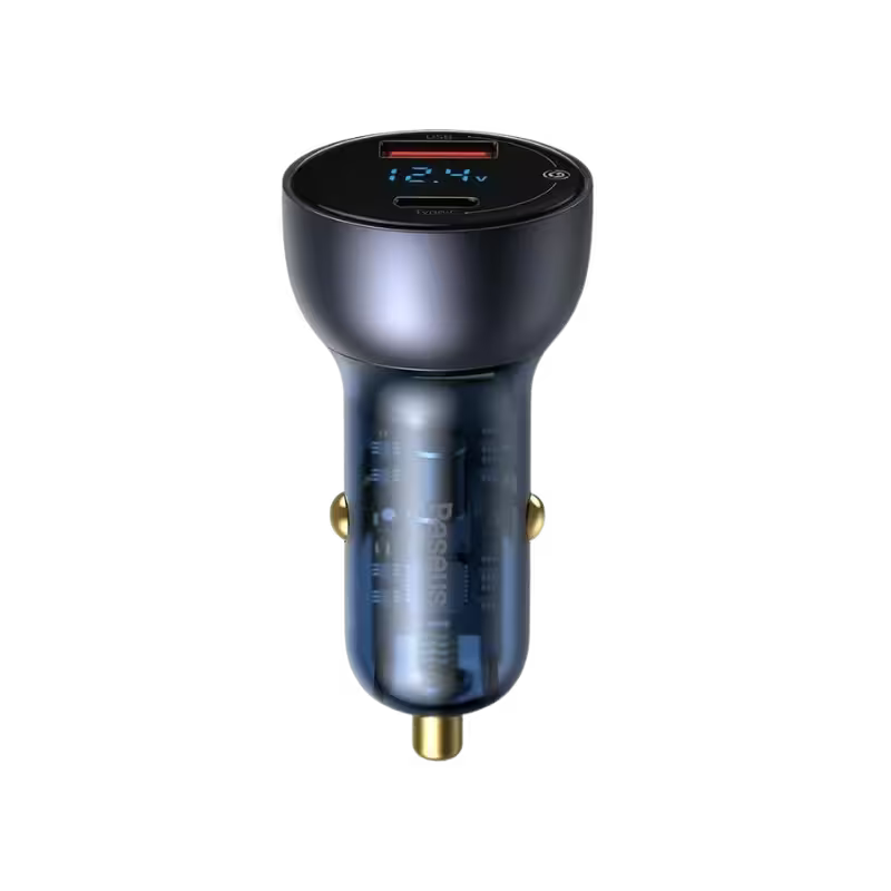 product-0-1500.png Baseus Particular 65W Digital Display Dual Quick Car Charger - Image 1
