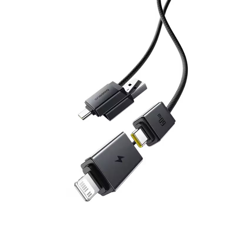 product-0-1505.png Baseus Versatile Two-for-Two 60W Fast Charging Cable 0.6m - Image 1