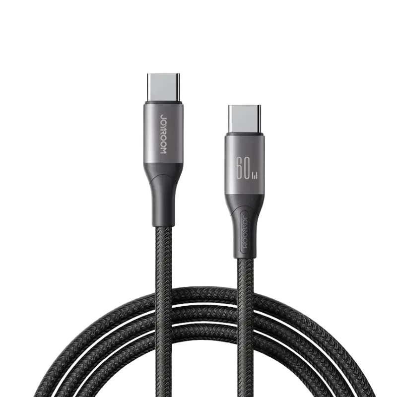 product-0-1539.png JOYROOM S-A28 60W PD Type-C to Type-C Fast Charging Data Cable - Image 1
