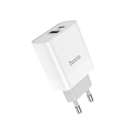 Hoco C80A 20W Dual Port Charger Adapter