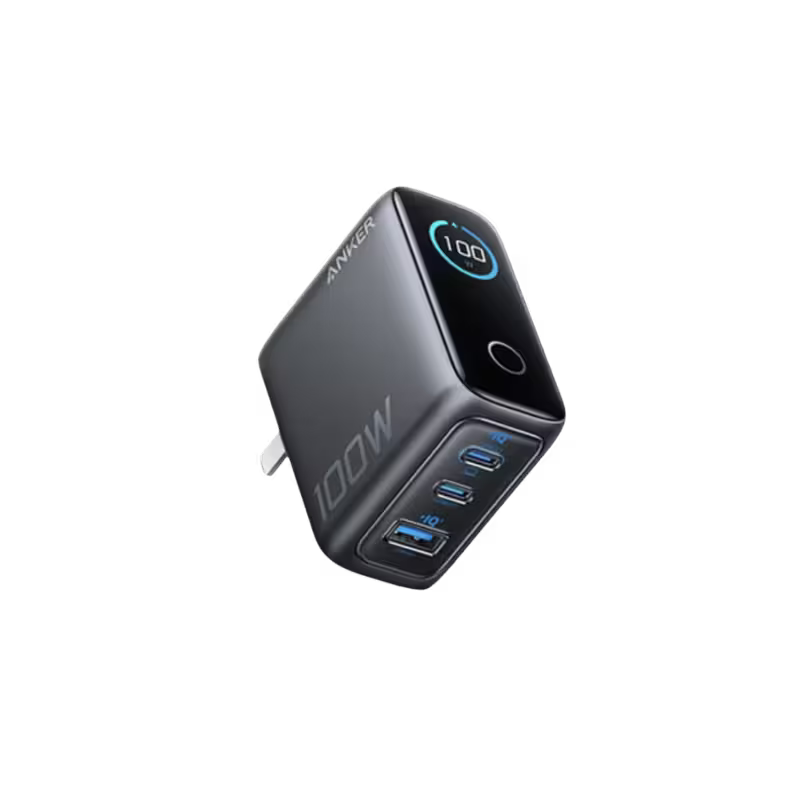 product-0-1545.png Anker Zolo 100W 3-Port Wall Charger with Smart Display – CN - Image 1