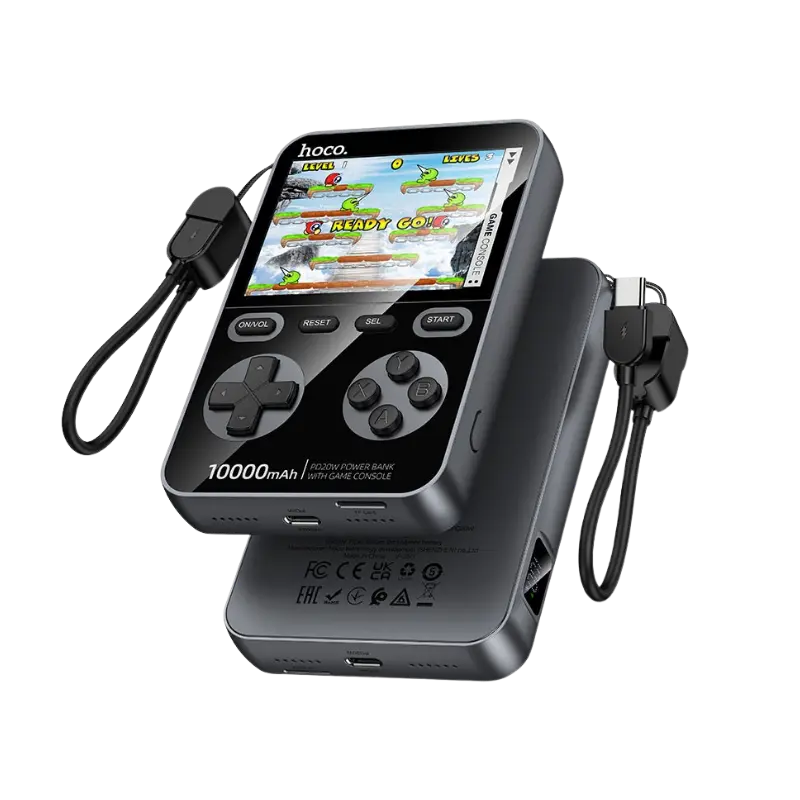 product-0-1548.png Hoco Q47 Shine 10000mAh Power Bank With Game Console - Image 1