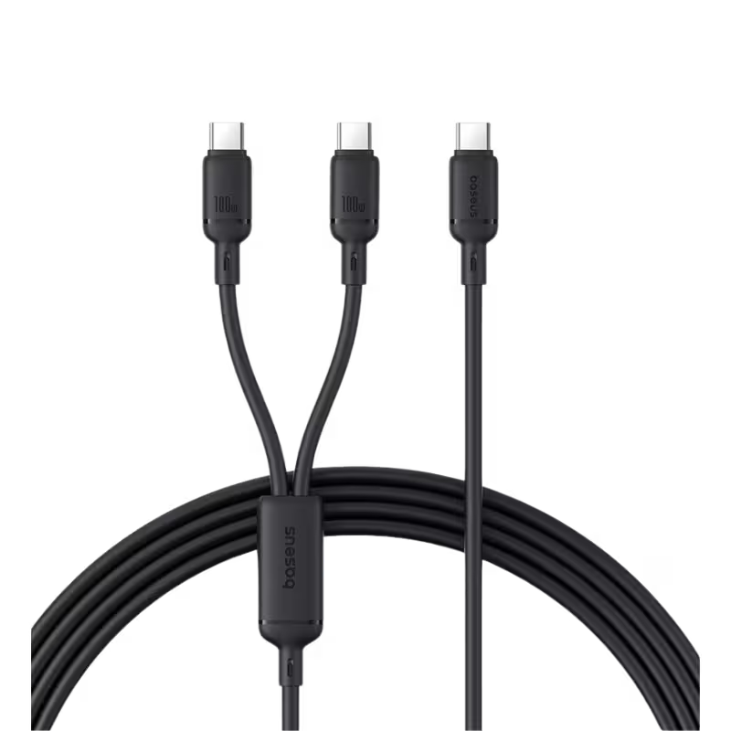 product-0-1554.png Baseus Silky 100W Dual Type-C to Type-C Fast Charging Cable - Image 1