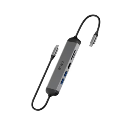 WIWU Alpha 5 In 1 USB-C Hub A521H