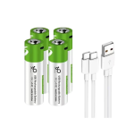 Smartoools Type-C Rechargeable Batteries AA 4 Pcs