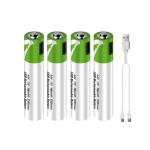 Smartoools Type-C Rechargeable Batteries AAA 4 Pcs