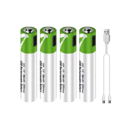 Smartoools Type-C Rechargeable Batteries AAA 4 Pcs