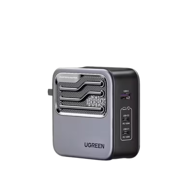 product-0-1610.png UGREEN CD289 140W GaN 2C1A Fast Charger with Cable - Image 1