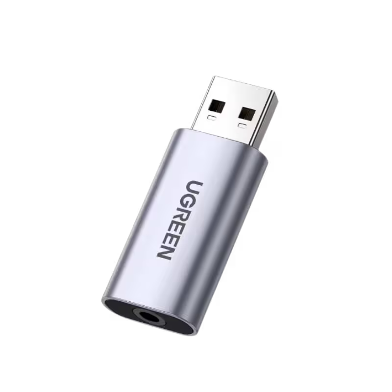product-0-1613.png Ugreen CM383 3.5mm Female to USB Male Audio Converter - Image 1
