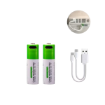 Smartoools Type-C Rechargeable Batteries AA 2 Pcs