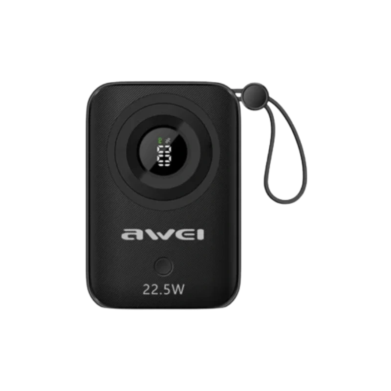 product-0-170.png Awei P23K 10000mAh 22.5W Fast Charging Pawerbank with Digital Display - Image 1