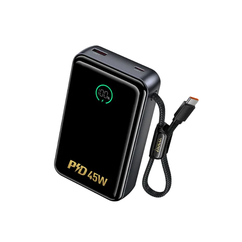 product-0-173.png Hoco Q54 20000mAh PD45W Fast Charging Power Bank with Cable - Image 1