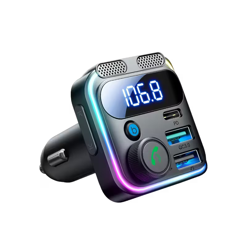 product-0-1810.png JOYROOM JR-CCB01 81W Dual-Mic Car Wireless FM Transmitter - Image 1