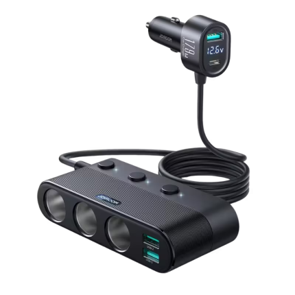 Joyroom JR-CCL01 179W 7-in-1 Cigarette Lighter Car Charger