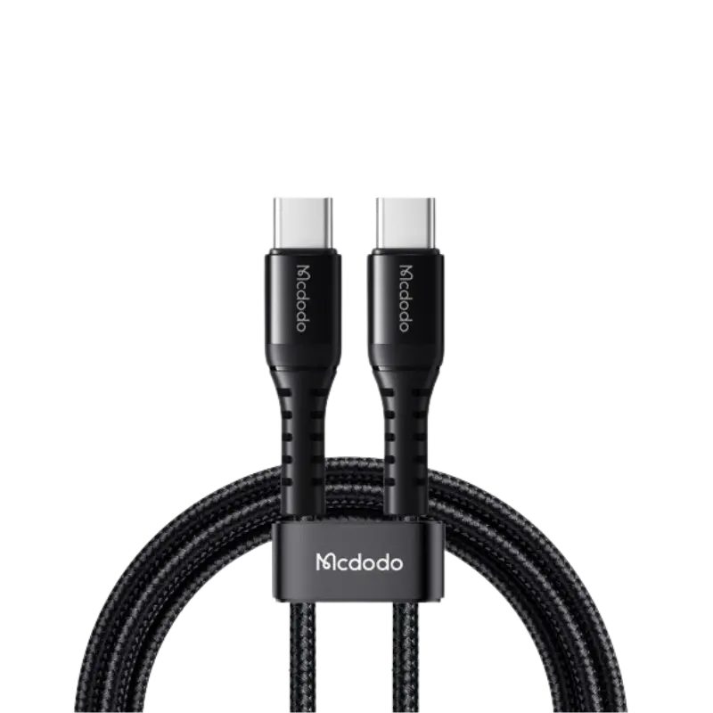 product-0-182.png Mcdodo CA-5640 60W Type-C to Type-C Fast Charging Cable – 0.2M - Image 1
