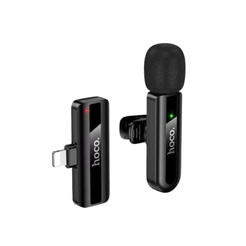 product-0-1877.png Hoco L20 Fair Lavalier Wireless Microphone Lightning Port - Image 1