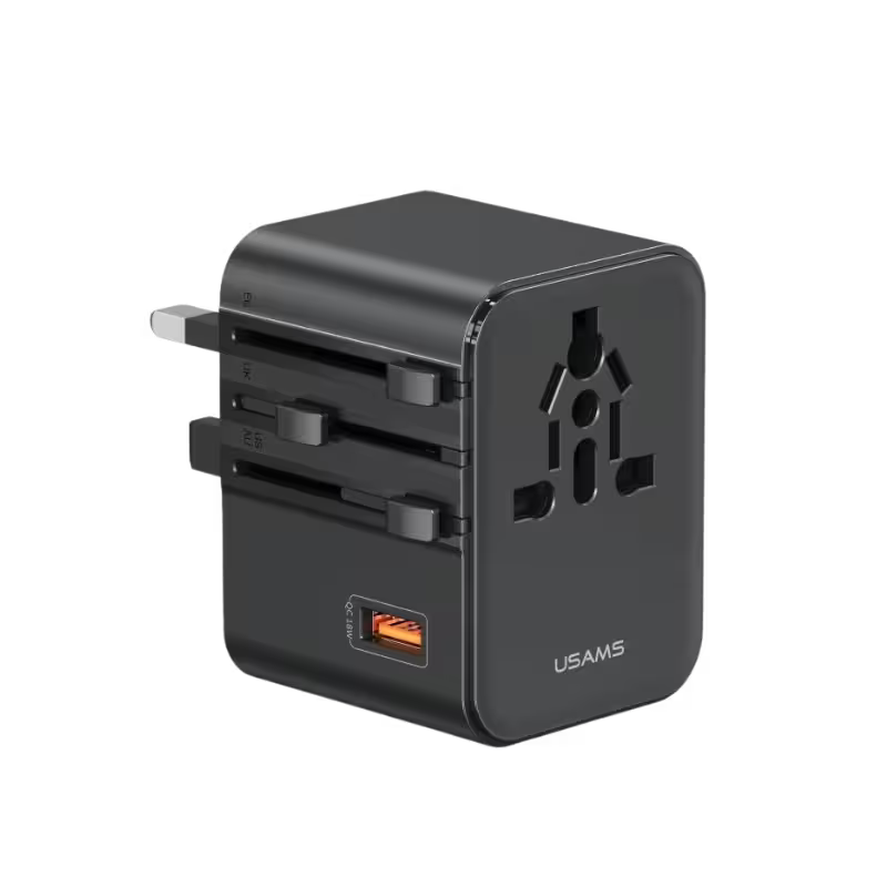 product-0-1888.png USAMS CC309 25W Dual Port Universal Travel Charger - Image 1