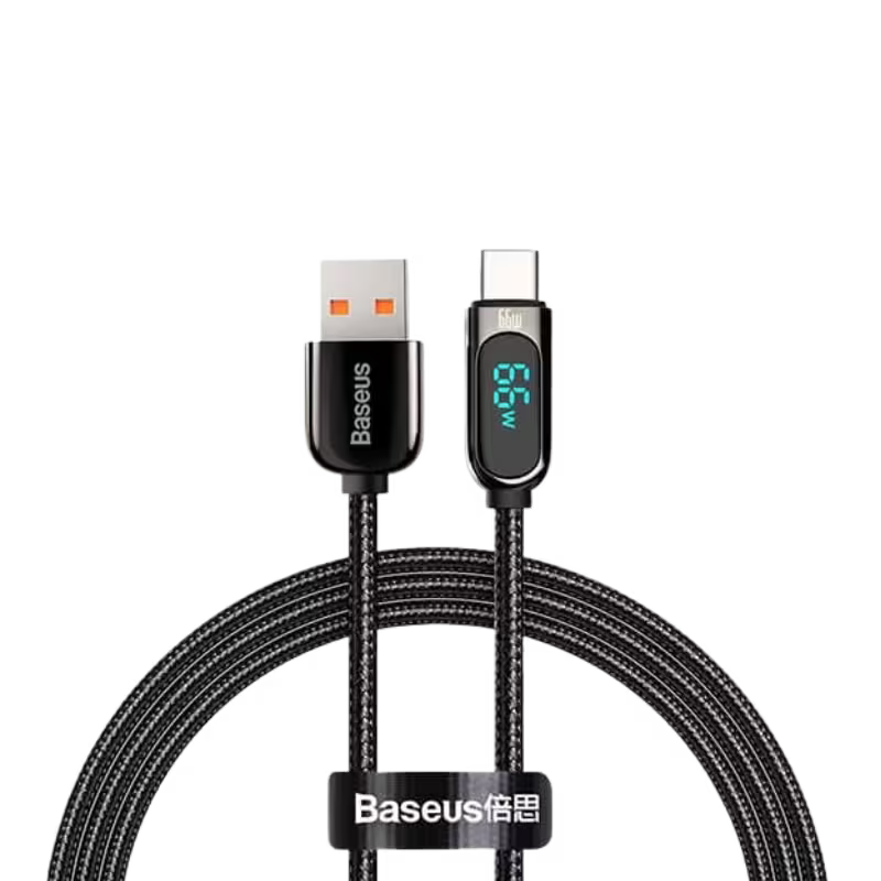 product-0-1913.png Baseus Display Fast Charging Data Cable USB to Type-C 66W - Image 1
