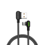 Mcdodo CA-5281 Button Series USB-A to USB-C Charging & Data Cable with LED