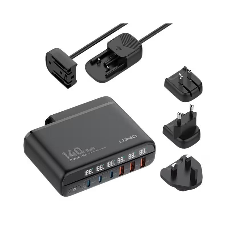 product-0-1973.png LDNIO A6140C 140W Fast Charging 6 USB Ports LED Display - Image 1