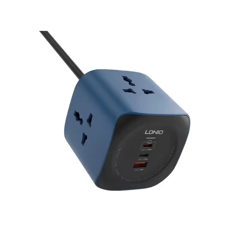 product-0-2000.png LDNIO SC3319 65W 6 in 1 Power Socket Cube 2500W Outlets - Image 1