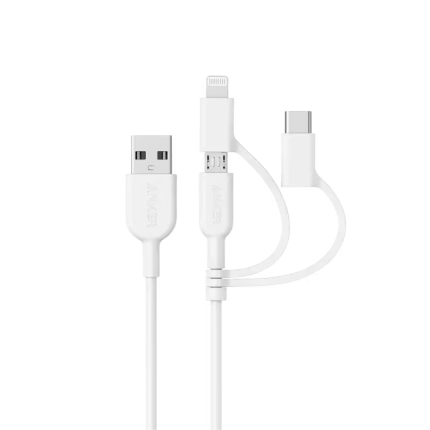 Anker PowerLine II 3-in-1 Cable – 3ft