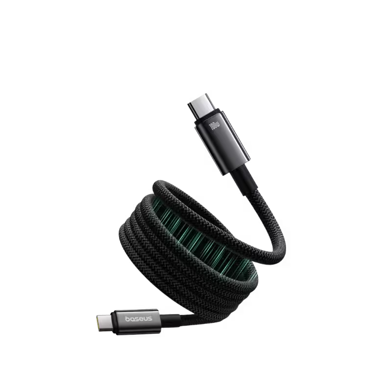 product-0-2122.png Baseus Tungsten Gold Magnetic 100W Type-C to Type-C Cable - Image 1
