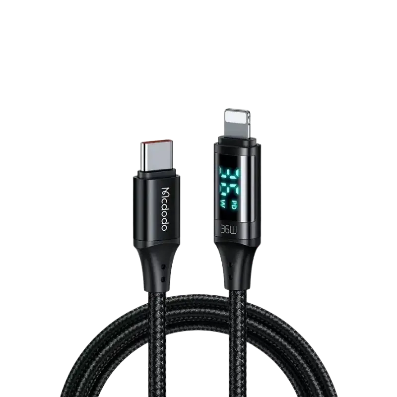 product-0-214.png Mcdodo CA-1030 PD 36W Type-C to Lightning Data Cable - Image 1