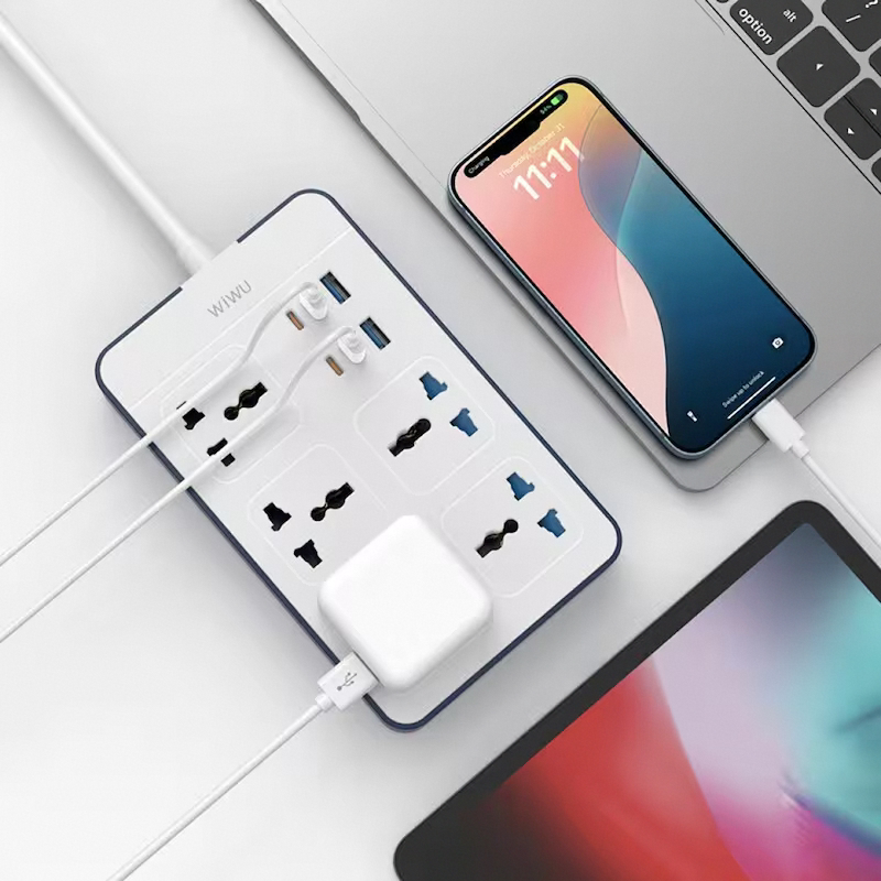 product-0-2147.png WiWU Wi-S006 PS524 20W GaN 11 in 1 Multifunction Power Strip - Image 1