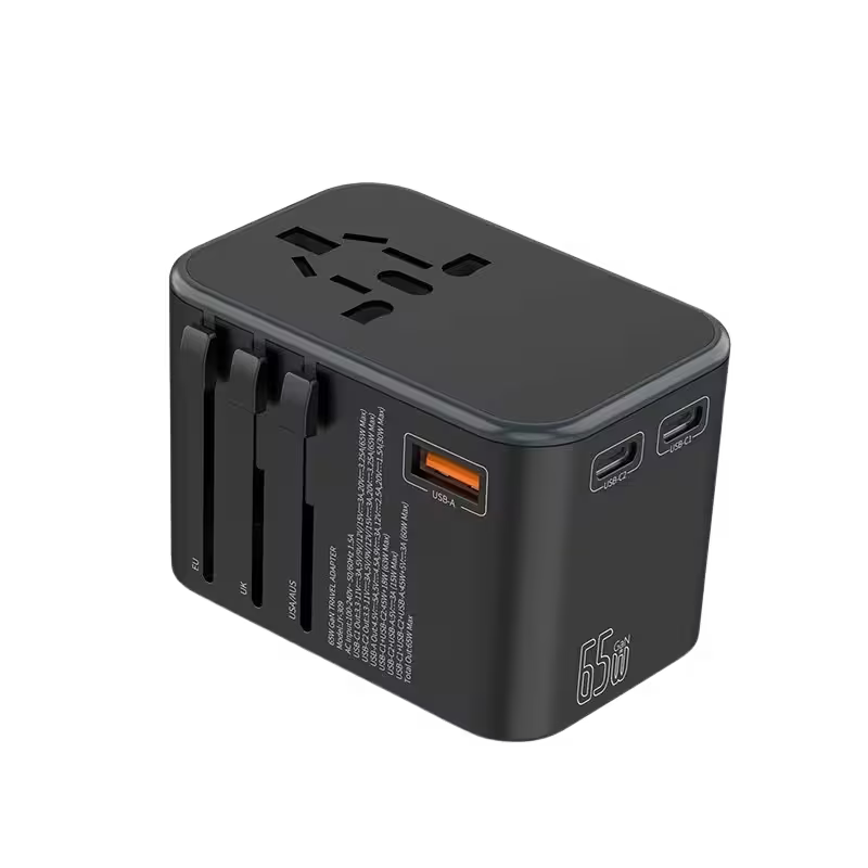 product-0-2156.png Coteci 65W GaN Universal Travel Adapter - Image 1