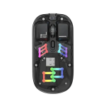 COTECi OF-026-WH Magic Crystal IV Wireless Dual-Mode Mouse