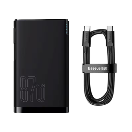 Baseus Power Station 4 10000mAh 87W Hybrid GaN Power Bank Adapter
