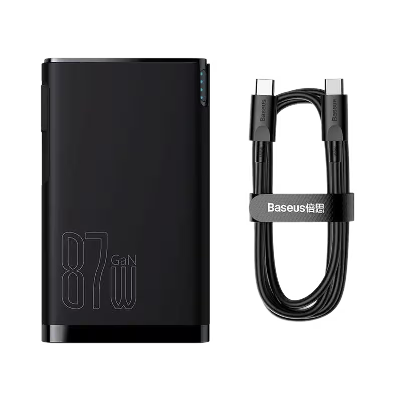 product-0-2228.png Baseus Power Station 4 10000mAh 87W Hybrid GaN Power Bank Adapter - Image 1