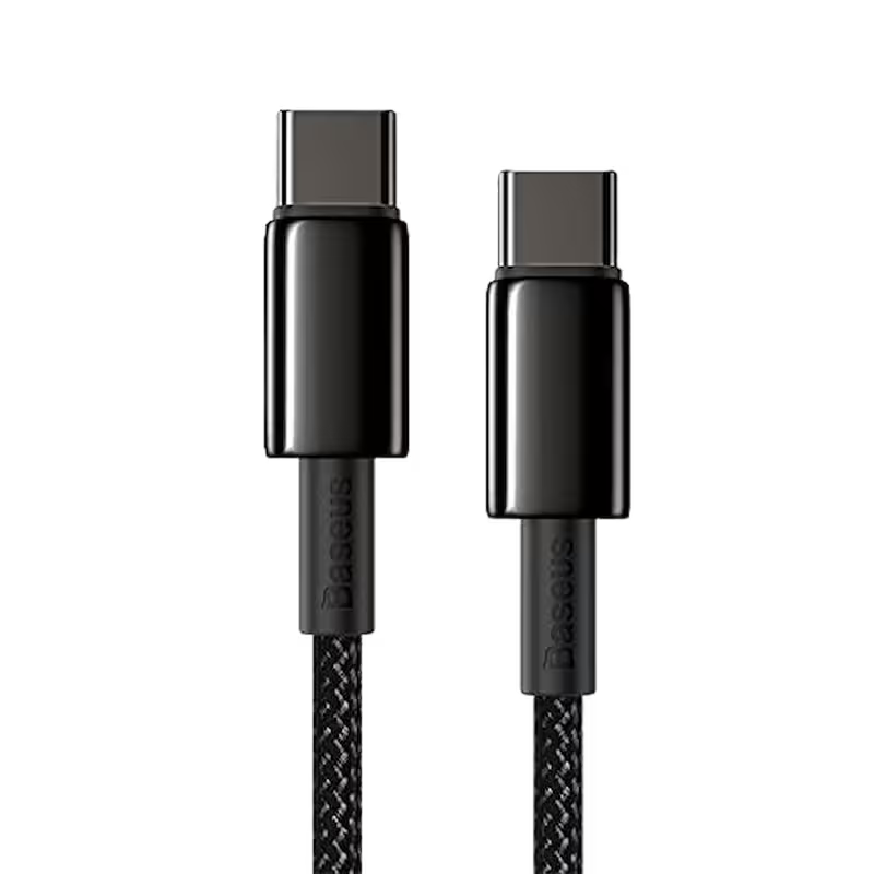 product-0-2287.png Baseus Tungsten Gold 100W Type-C to Type-C Cable - Image 1